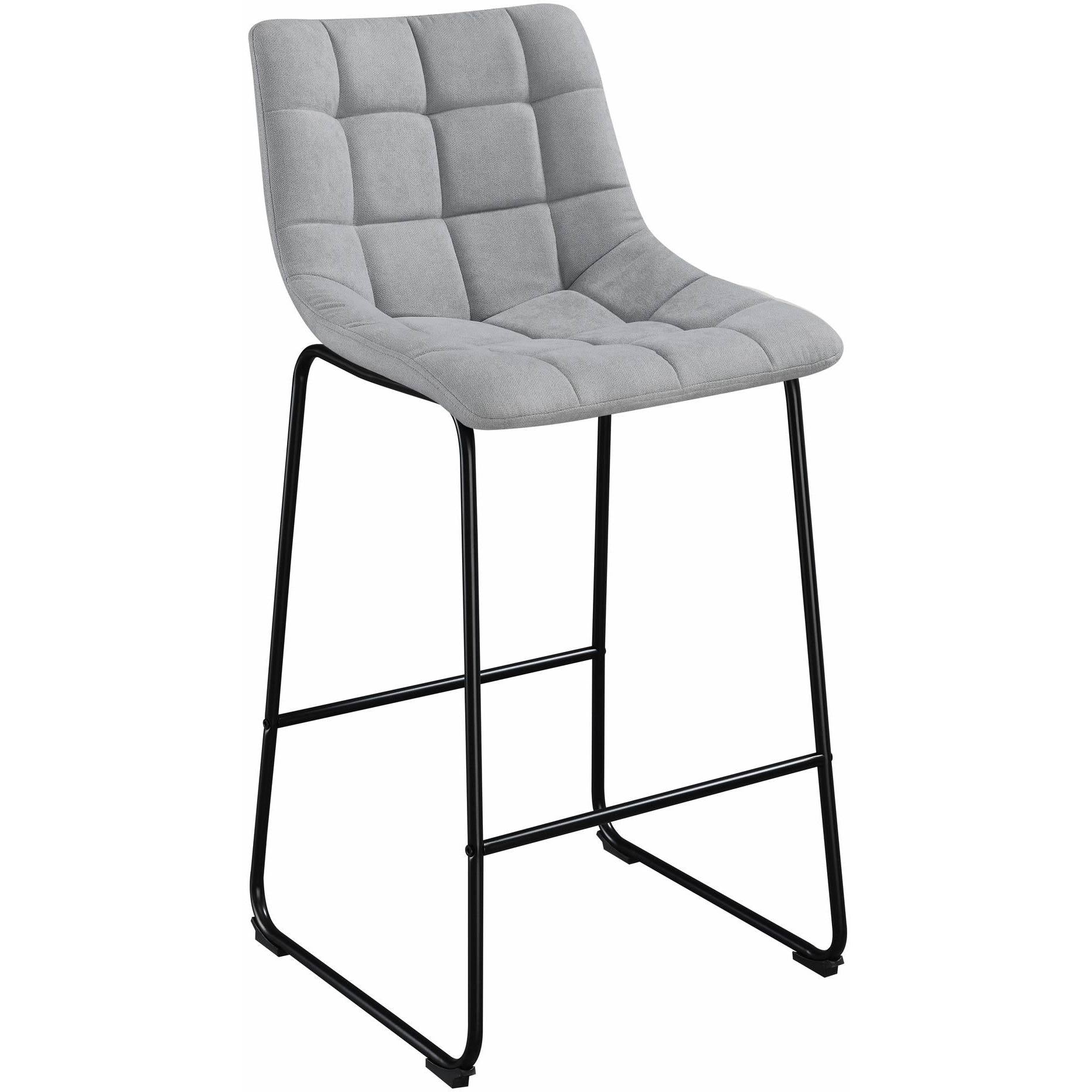 Elements International Seth (QSD6099-5B) 30" Linen Grey Bar Stool IMAGE 1